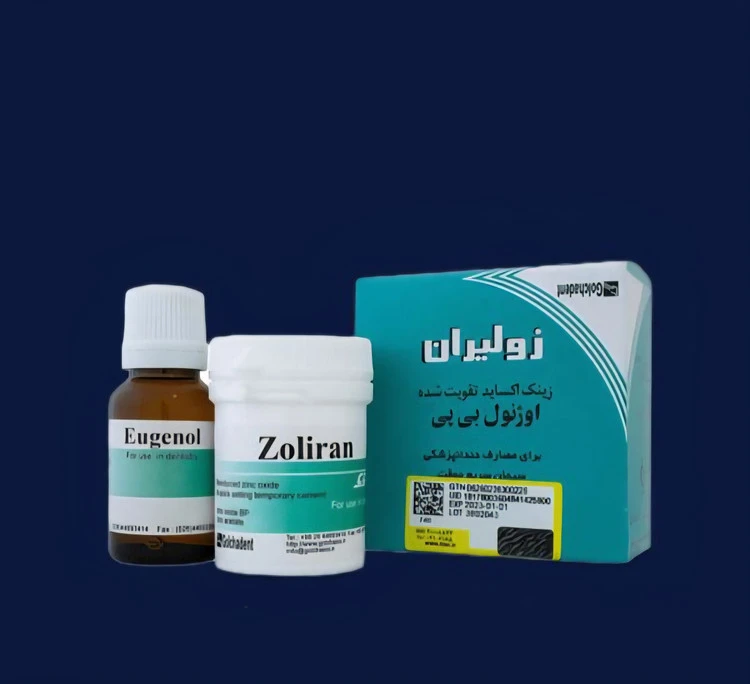 زولیران گلچای – سمان زینک اکساید اوژنول برای کف‌بندی و پانسمان موقت دندان