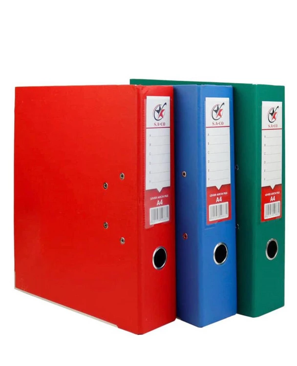 زونکن A4کتان لبه فلز عطف7.5 سانت(بسته 10 عددی)