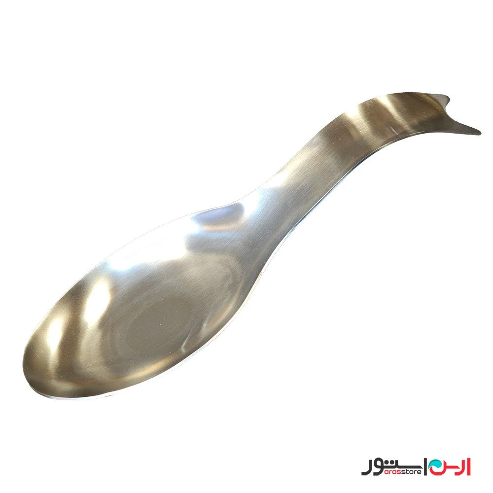 زیر قاشقی استیل نقره ای نگیر و ضد زنگ 27.5 سانتی