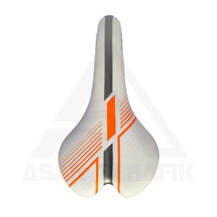 زین دوچرخه ولو Velo Saddle سفید نارنجی