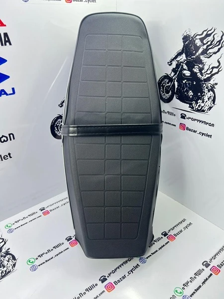 زین هندا 125/150/200چرم مشکی با لوگوی HONDA