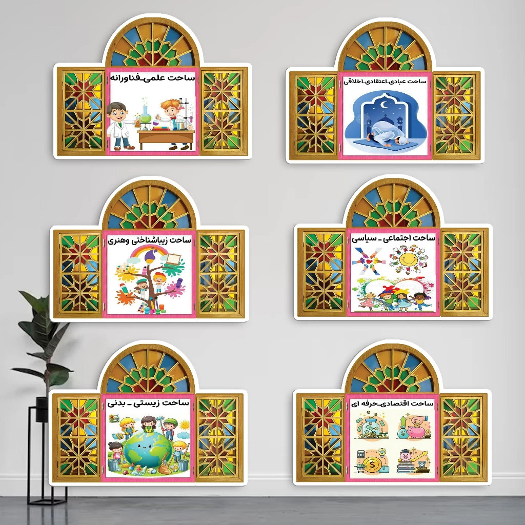 ساحت شش گانه لمینتی - آموزشی