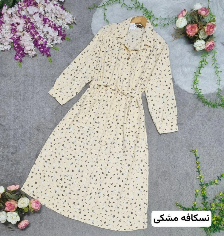 ساحلی گل گچی کد 9895
