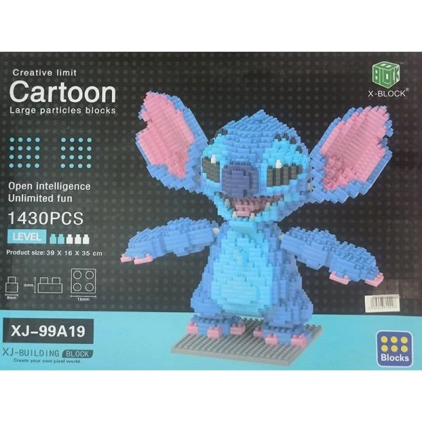 ساختي كارتن شخصیت stitch (استیج) 1430 قطعه کد XJ-99A19