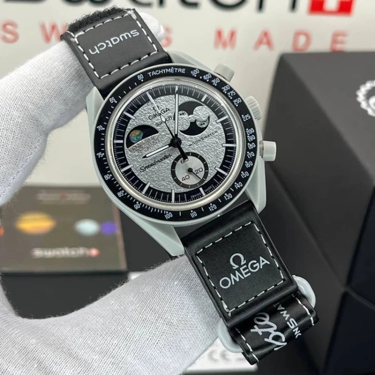 ساعت امگا سواچ ماموریت به فاز زمین Omega x Swatch مدل earth phase