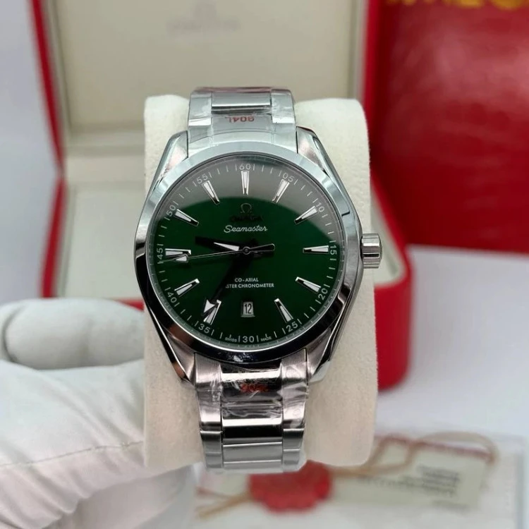 ساعت امگا مدل سیمستر.موتور اتوماتیک Omega - Seamaster Aqua Terra صفحه سبز
