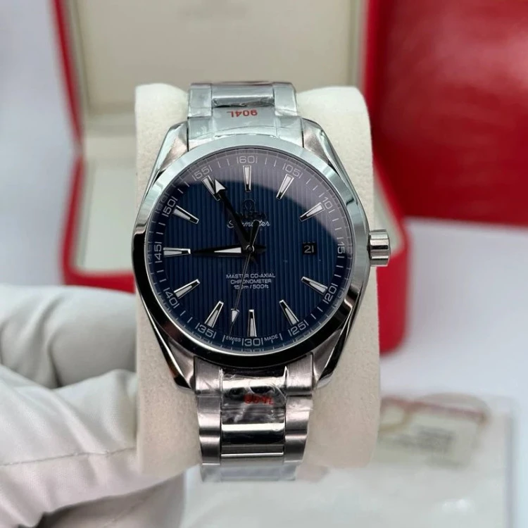 ساعت امگا مدل سیمستر.موتور اتوماتیک Omega - Seamaster Aqua Terra صفحه سرمه ای