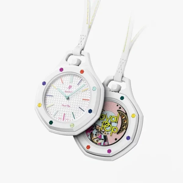 ساعت اودمار پیگه x سواچ AP X SWATCH مدل HUIT BLANC