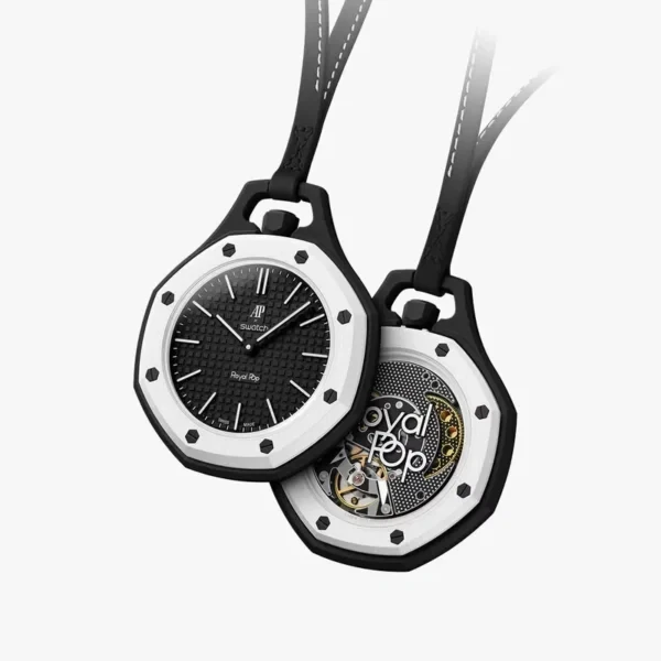 ساعت اودمار پیگه x سواچ AP X SWATCH مدل HUIT NOIR BLANC