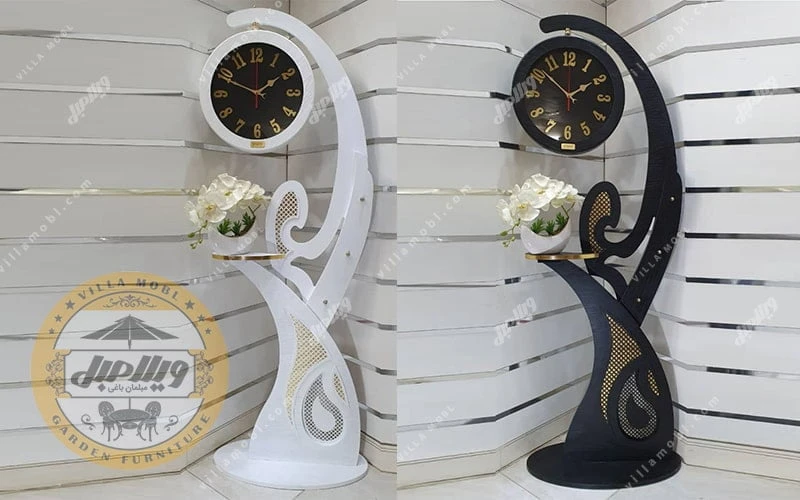 ساعت ایستاده چوبی مدل اهورا