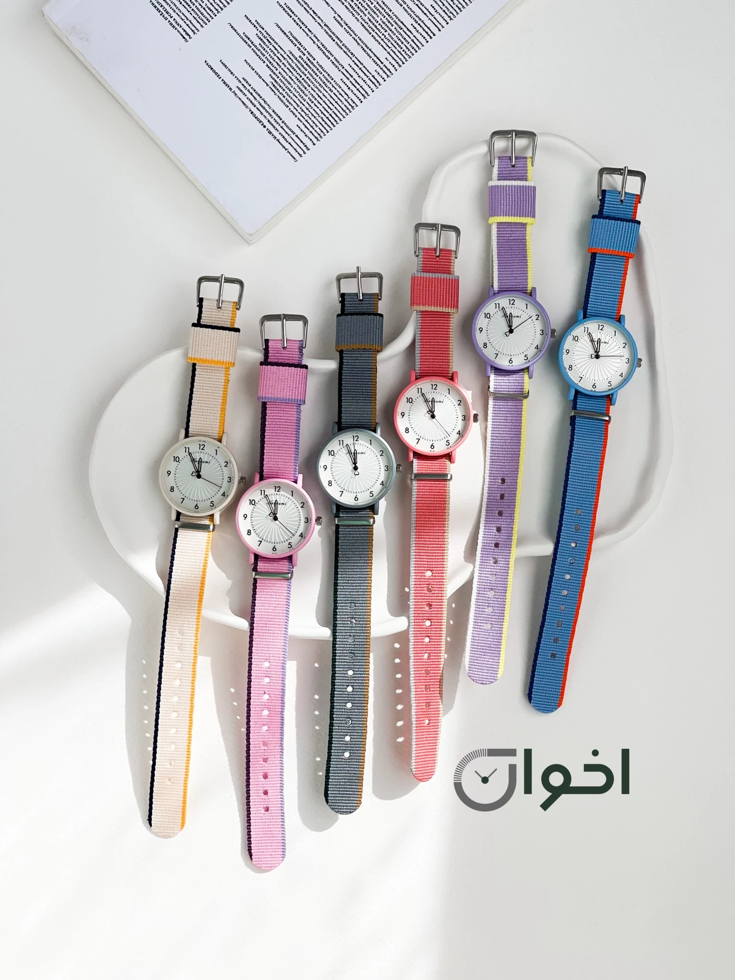 ساعت بند پارچه ای