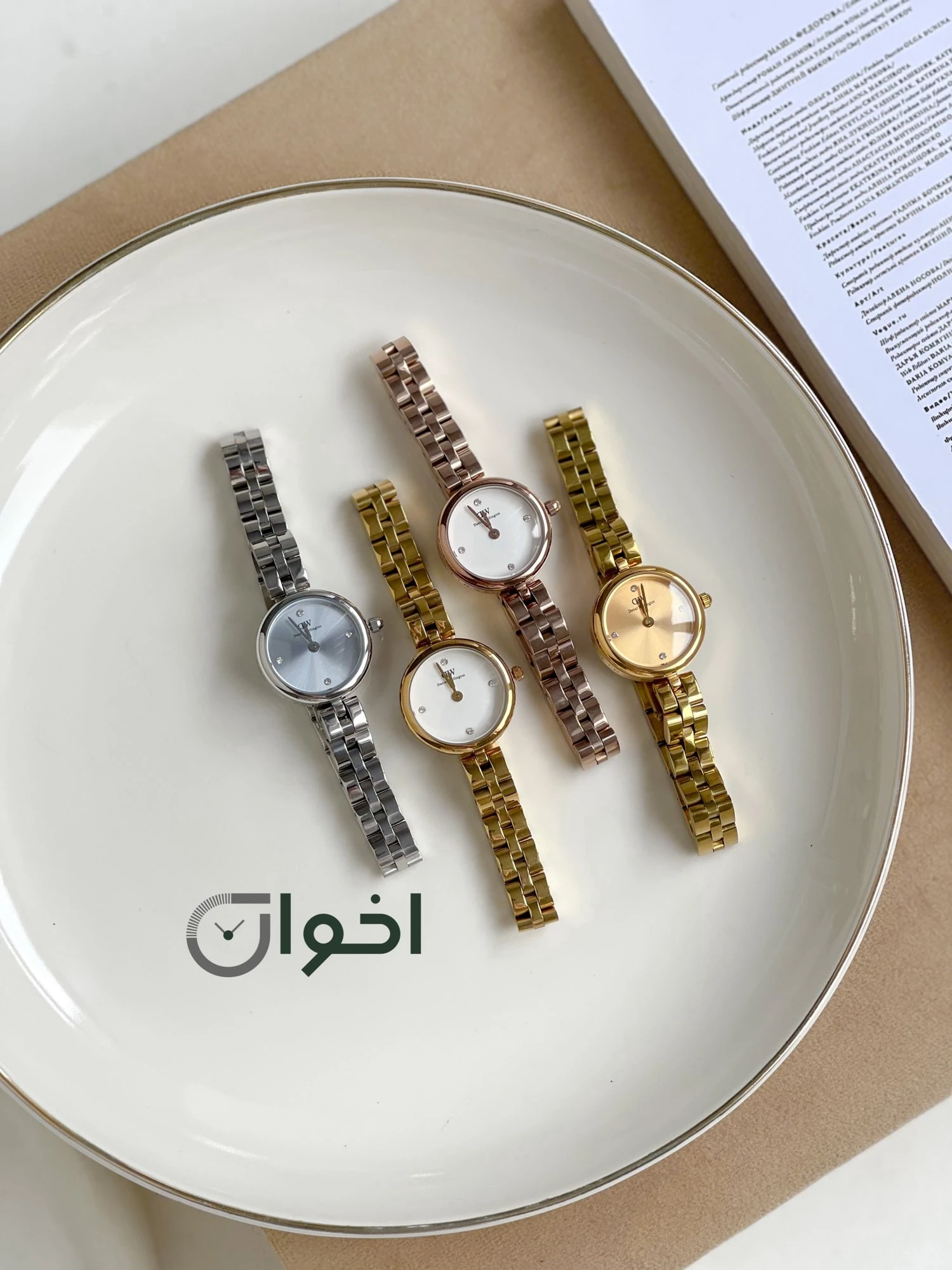 ساعت دنیل ولینگتون ایلان فلزی اصلی