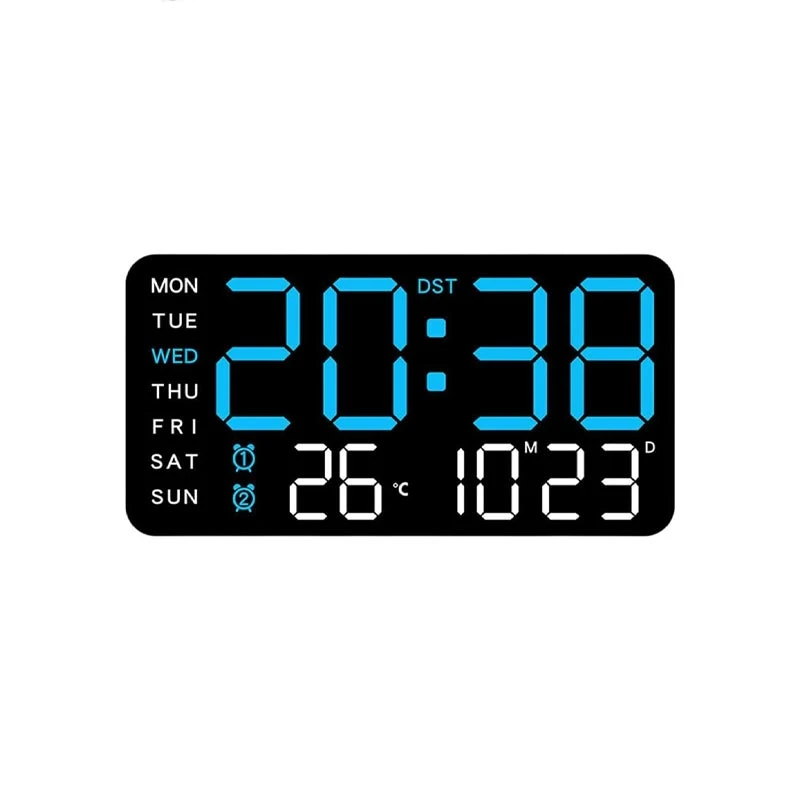 ساعت دیجیتال LED رومیزی و دیواری مدل 6659