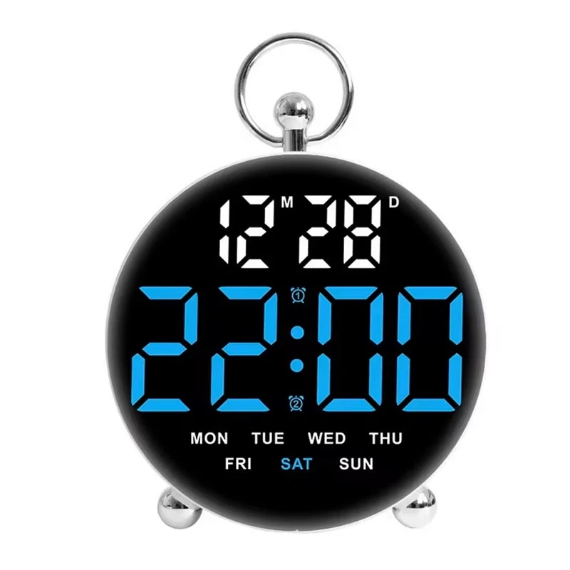 ساعت دیجیتال LED مدل GH8029 با آلارم دوگانه و نمایش تاریخ