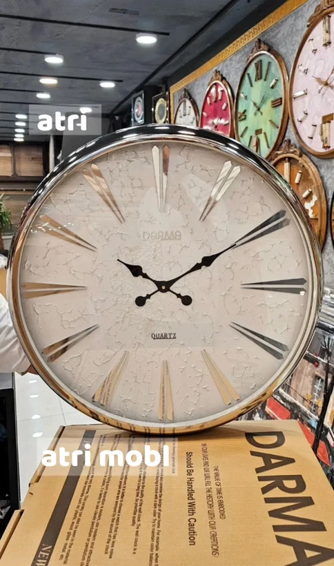 ساعت دیواری فلزی پتینه