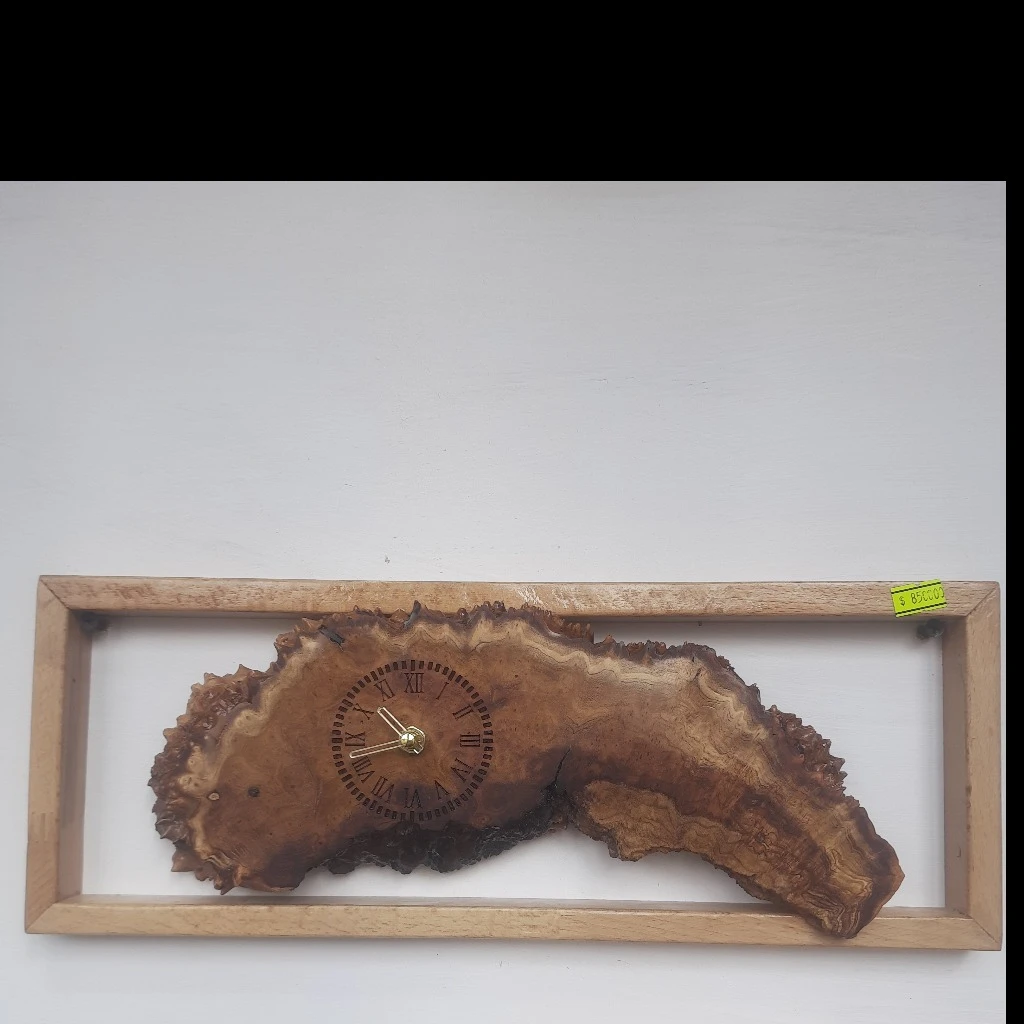 ساعت دیواری چوب جوش