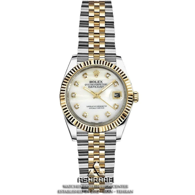 ساعت رولکس Rolex - طلایی سفید / بزرگ مردانه
