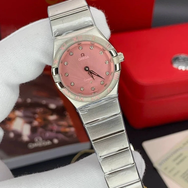 ساعت زنانه امگا کانسلیشن Omega Constellation مستر کوالیتی.رنگ ثابت کد 09