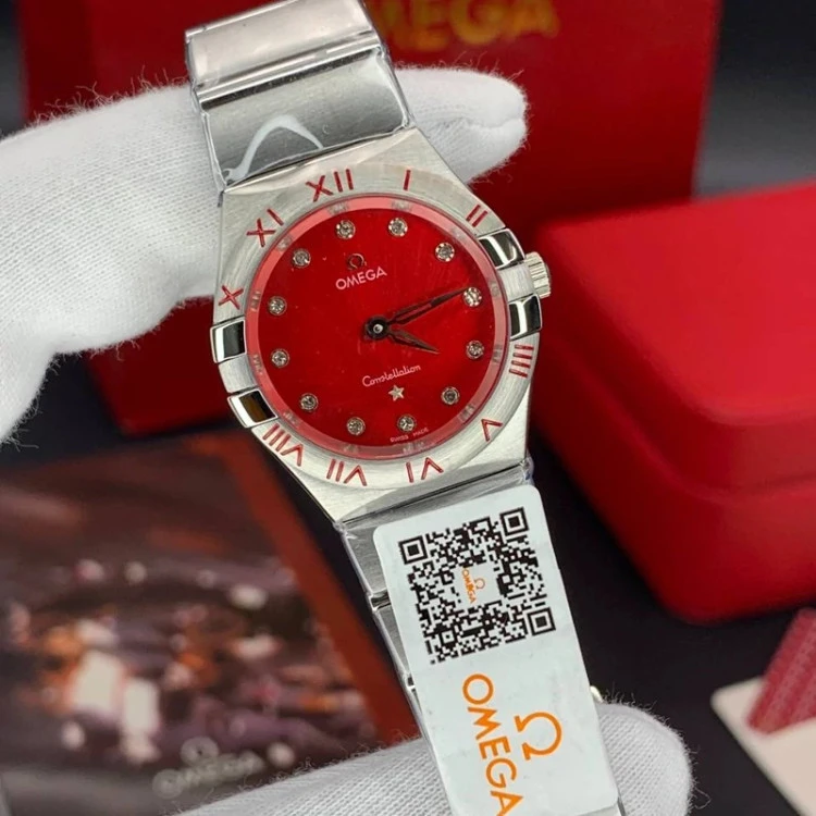 ساعت زنانه امگا کانسلیشن Omega Constellation مستر کوالیتی.رنگ ثابت کد 10