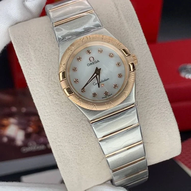 ساعت زنانه امگا کانسلیشن Omega Constellation مستر کوالیتی.رنگ ثابت کد 17