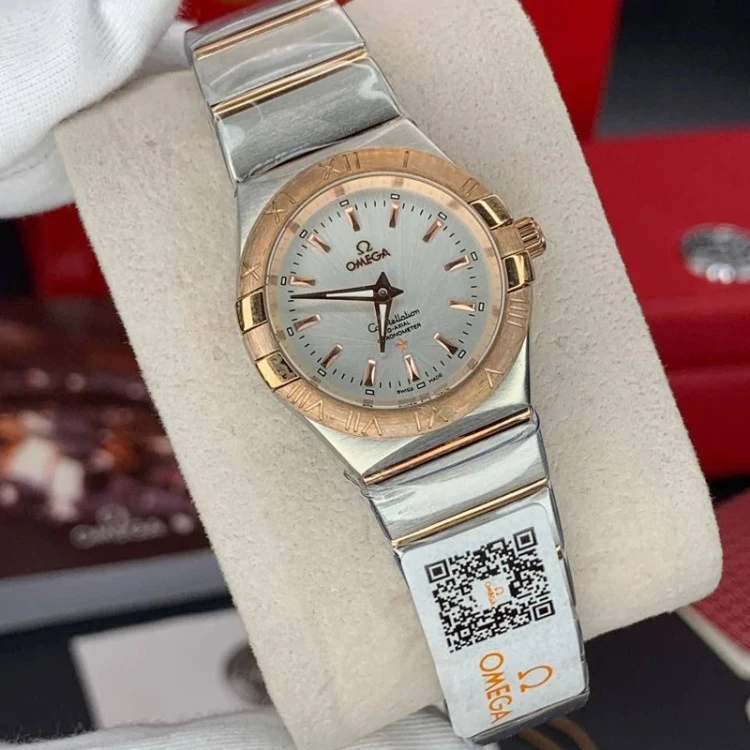 ساعت زنانه امگا کانسلیشن Omega Constellation مستر کوالیتی.رنگ ثابت کد 18