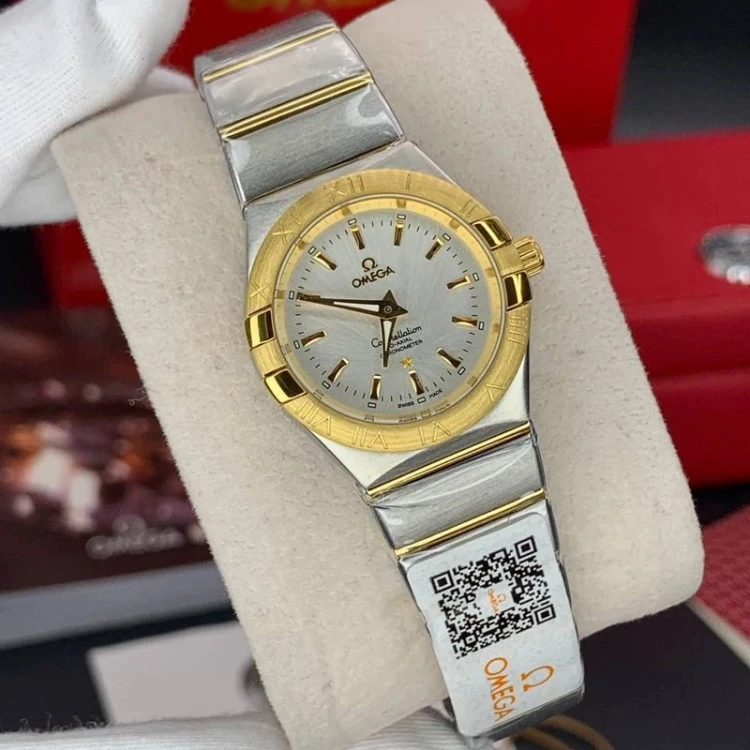 ساعت زنانه امگا کانسلیشن Omega Constellation مستر کوالیتی.رنگ ثابت کد 20