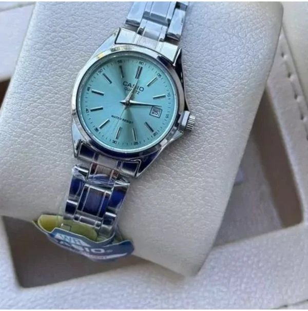 ساعت زنانه مارک کاسیو Casio رنگی آبی