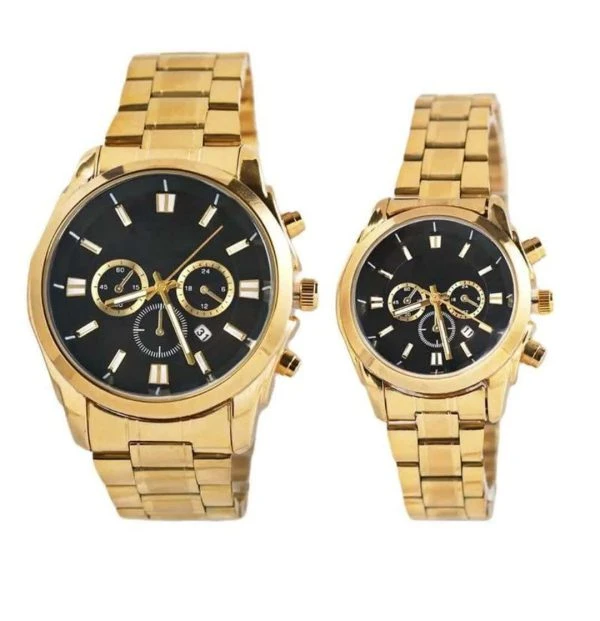 ساعت ست مردانه زنانه کاسیو Casio طرح سه طلایی