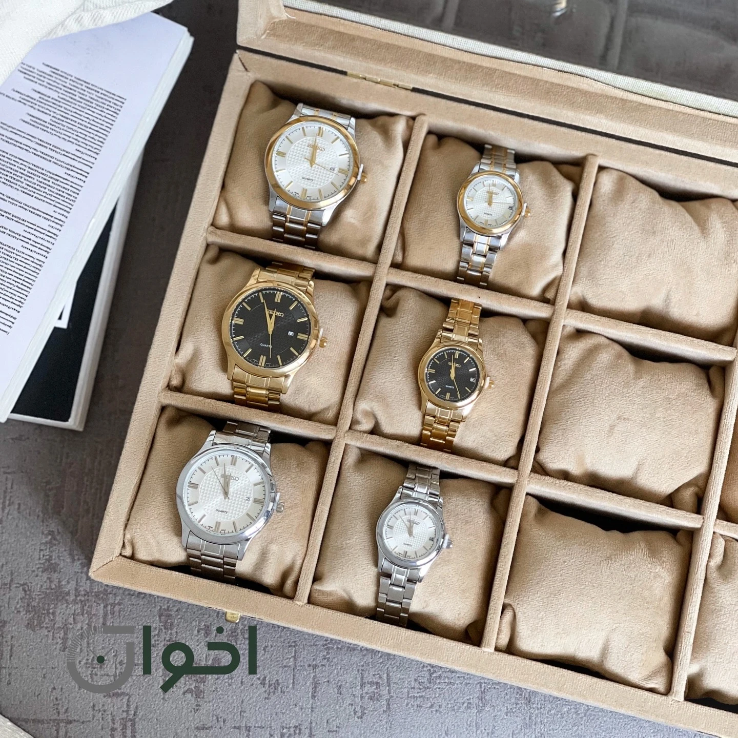 ساعت سیکو فلزی ست درجه یک