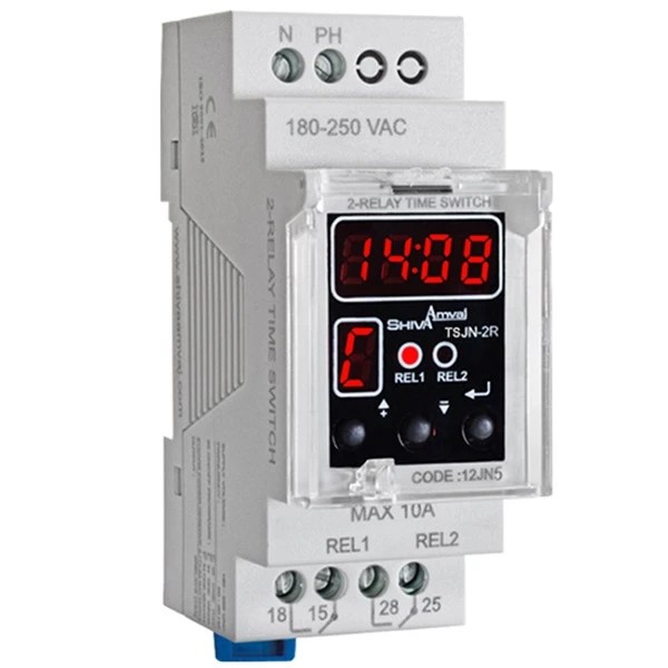 ساعت فرمان دو رله ای سریN مدل TSJN-2R – 12JN5 شیوا امواج