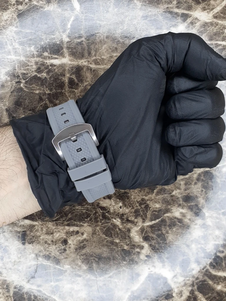 ساعت مچی اسپرت مردانه AP بند رابر - خاکستری AP