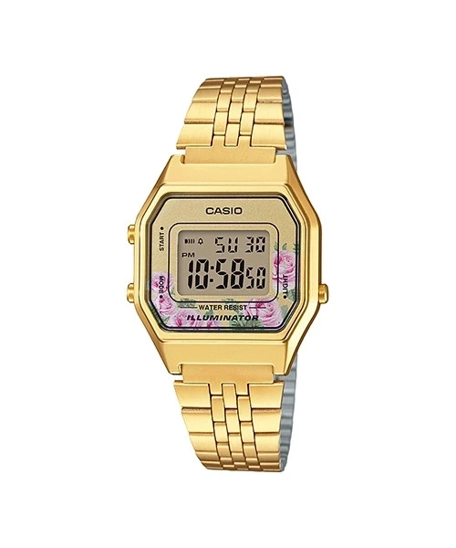 ساعت مچی اورجینال زنانه کاسیو Casio طلایی | طلایی| طلایی| کد رفرنس LA۶۸۰WGA-۴CDF