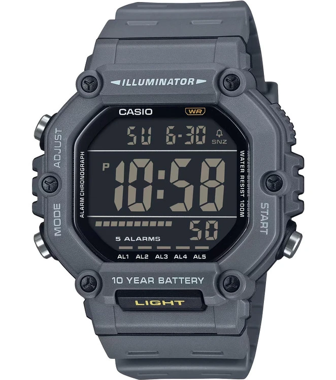 ساعت مچی بند رزین مردانه دیجیتال AE-1600H-8BV برند casio