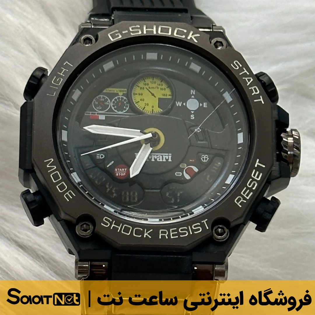 ساعت مچی دیجیتال کاسیو مدل فراری کد ۳۰۸۴ | ترکیبی از زیبایی و عملکرد