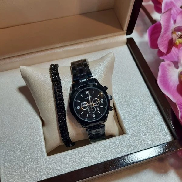 ساعت مچی زنانه کاسیو Casio طرح سه موتور همراه دستبند کارتیر