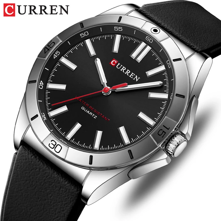 ساعت مچی مردانه اسپرت بند سیلیکونی کارن 8449 (کورن CURREN) مشکی