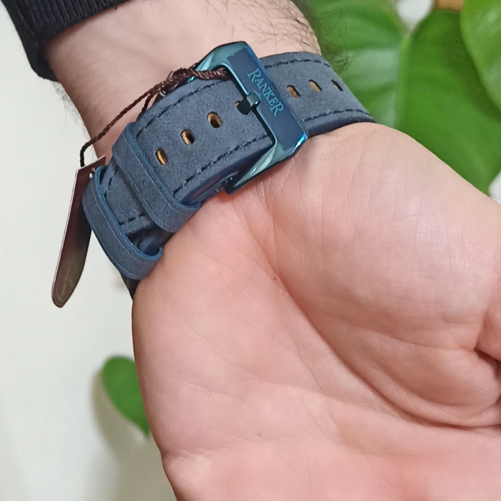 ساعت مچی مردانه بند چرمی رانکر