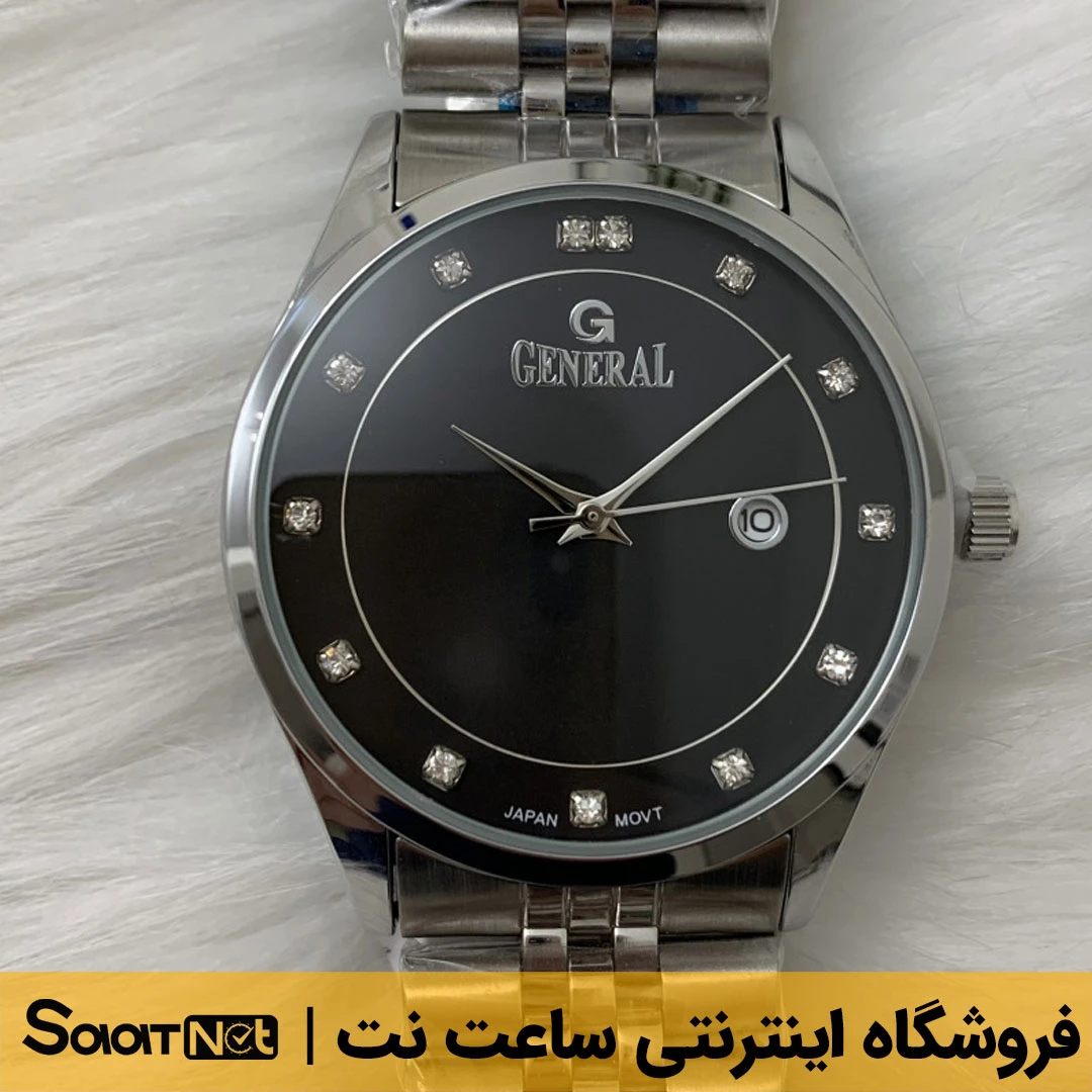 ساعت مچی مردانه عقربه‌ای جنرال کد 5075 | خرید اینترنتی با گارانتی و ارسال رایگان
