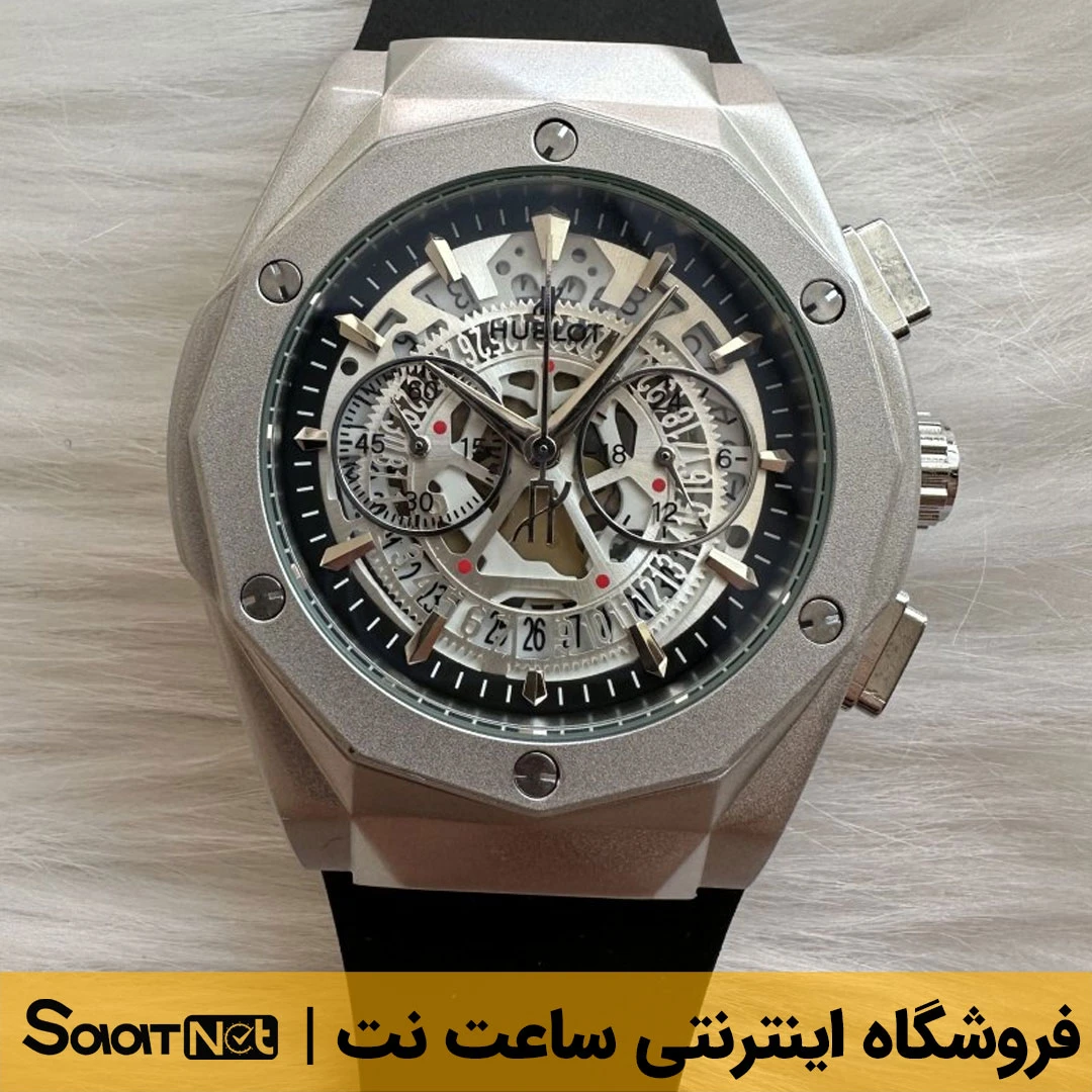 ساعت مچی مردانه هابلوت HUBLOT مدل کلاسیک فیوژن کد ۵۰۱۳