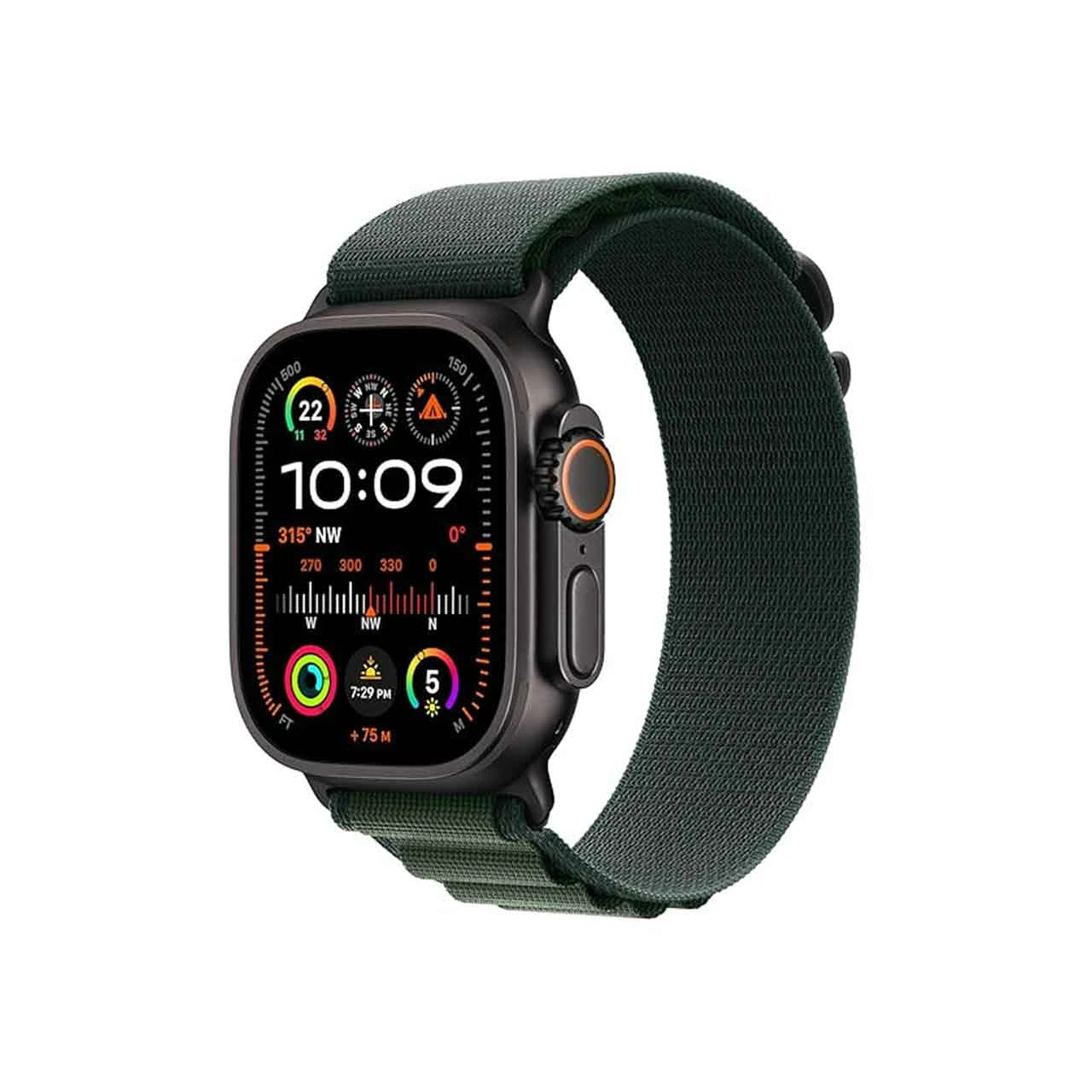 ساعت هوشمند اپل واچ Ultra 2 مدل Black Ti Dark Green Alp Lp – 49MM