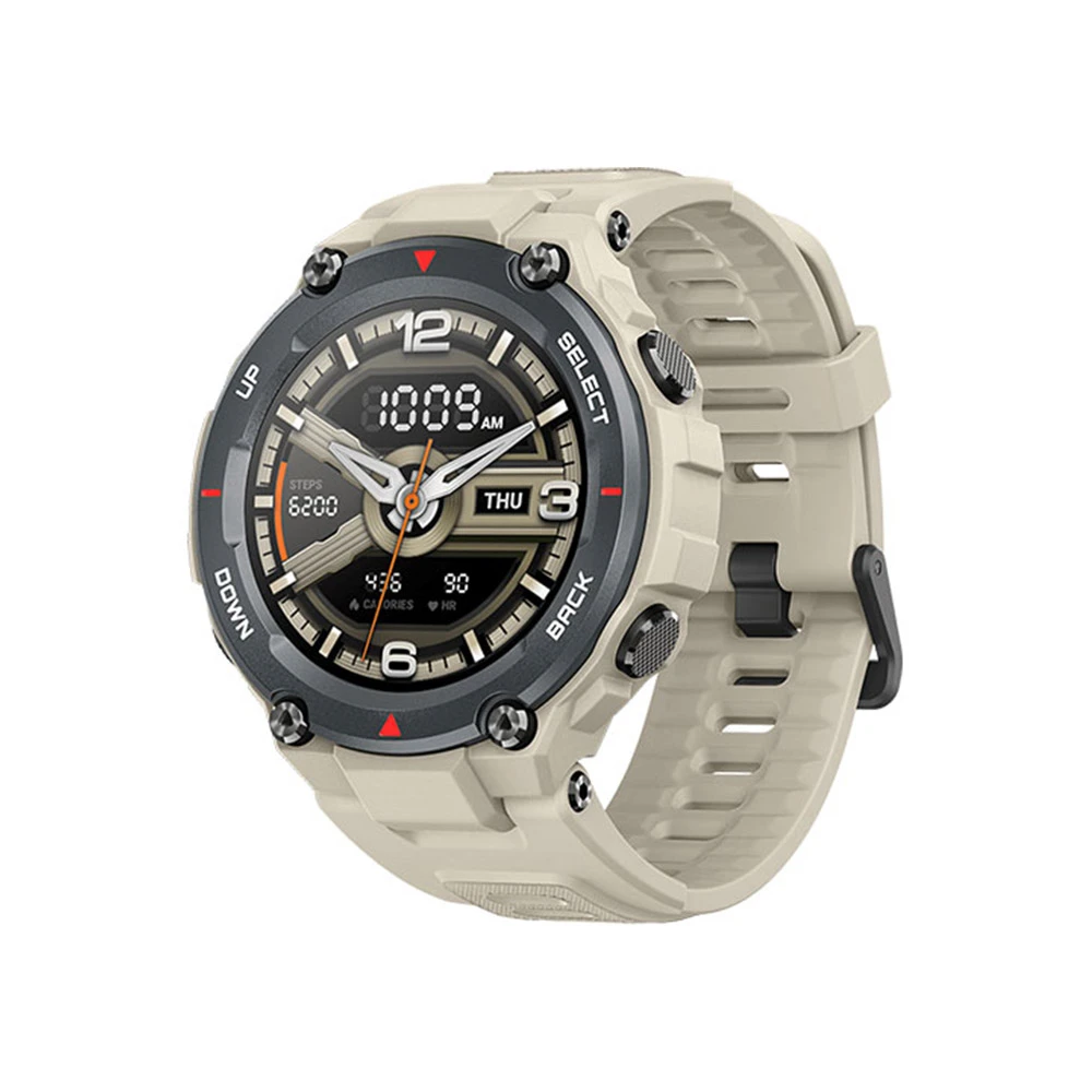 ساعت هوشمند شیائومی امیزفیت مدل Amazfit T-Rex Smartwatch Khaki A1919
