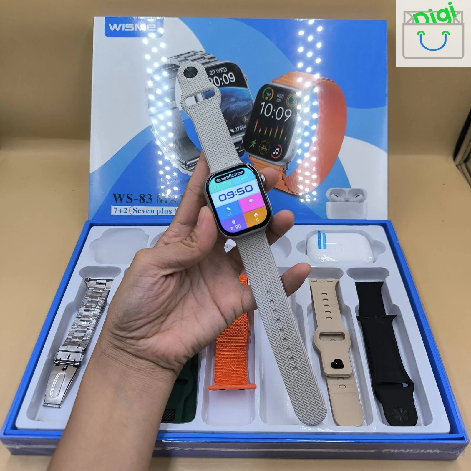 ساعت هوشمند طرح اپل واچ مدل WS Max