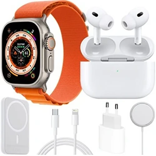 ساعت هوشمند مدل x8 به همراه هدفون بی سیمSmart watch and AirPods model X8
