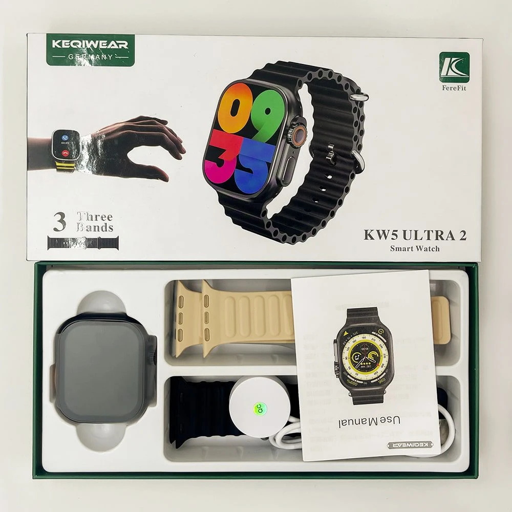 ساعت هوشمند مستطیل KW5 ULTRA2