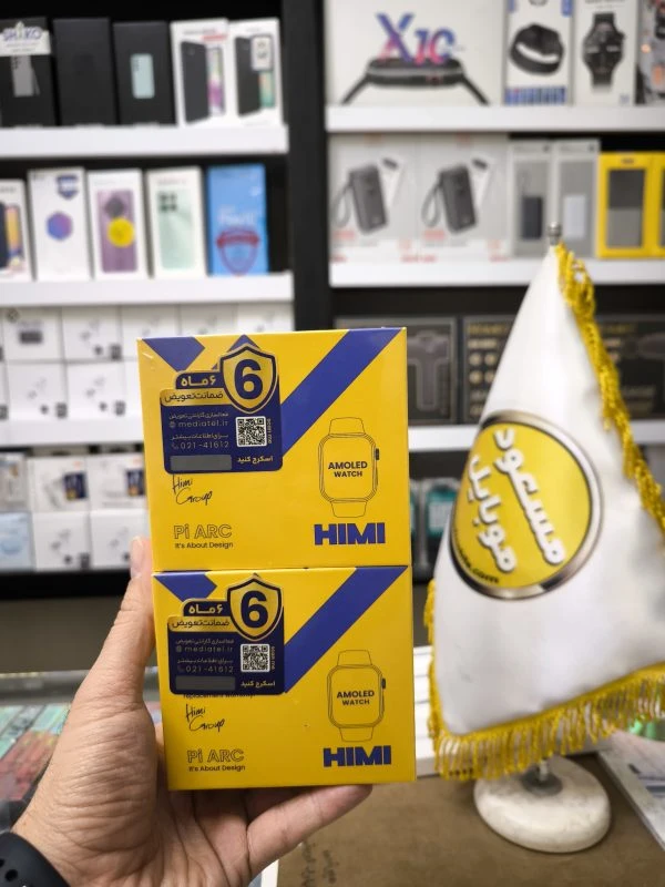 ساعت هوشمند هیمی مدل PiARC با بدنه فلزی و نمایشگر AMOLED – گارانتی دار