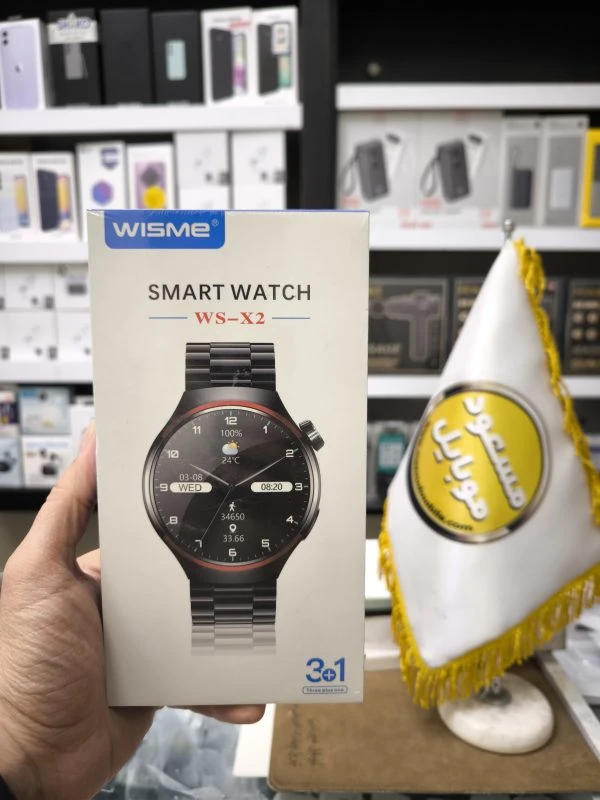 ساعت هوشمند ویسمی ( صفحه گرد ) مدل WISME WS-X2 با 3 بند متنوع