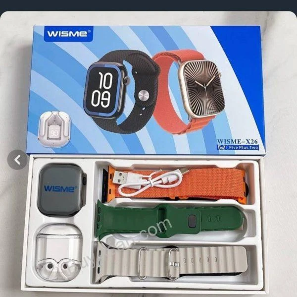 ساعت هوشمند ویسمی مدل WISME-X26 همراه هدفون