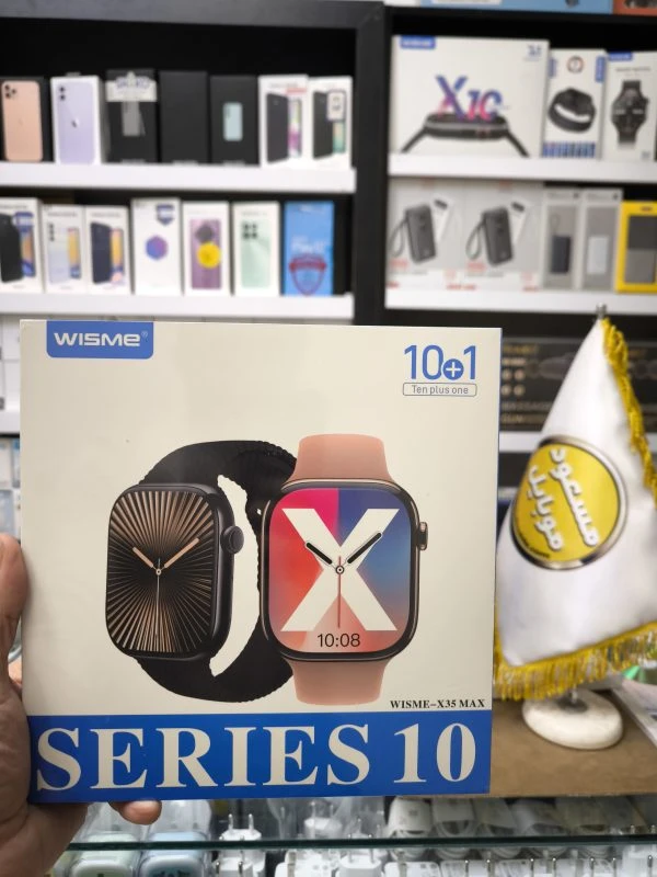 ساعت هوشمند ویسمی مدل WISME-X35 MAX با ۱۰ بند متنوع