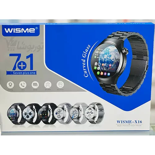 ساعت هوشمند ویسمی مدل X16 صفحه گردWisme Smart Watch Model WISME-X16 Round Dial