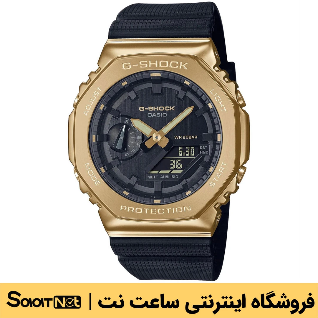 ساعت کاسیو اورجینال کد ۴۰۶۶ مدل GM-2100G-1A9DR